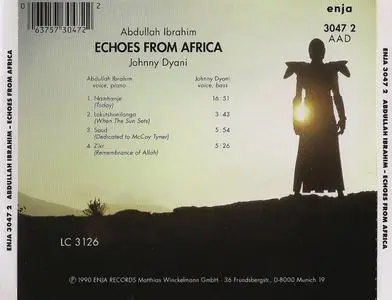 Abdullah Ibrahim & Johnny Dyani - Echoes from Africa (1979) {Enja 3047 2 rel 1990}