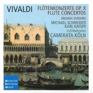Vivaldi - Flute Concertos Op.X (Camerata Koln) [2014 / 1990]