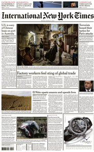International New York Times - 21 March 2016