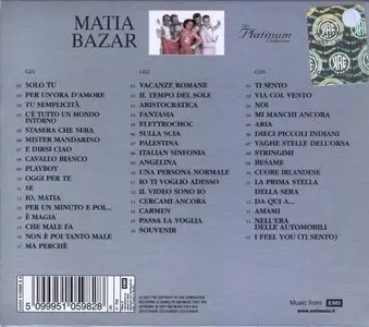 Matia Bazar - The Platinum Collection [3CD Box Set] (2007)