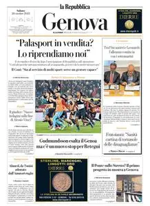 la Repubblica Genova - 28 Ottobre 2023