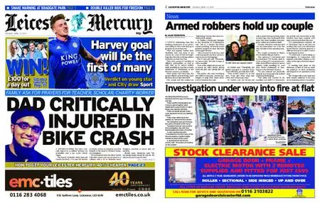 Leicester Mercury – April 22, 2019