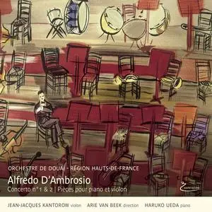Haruko Ueda - Alfredo D'Ambrosio - Concertos 1&2 - pieces pour piano et violon (2023)