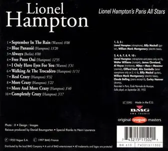 Lionel Hampton - Lionel Hampton's Paris All Stars (1953/1997) {Reissue}