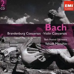 The Bath Festival Chamber Orchestra, Yehudi Menuhin - J.S. Bach: Brandenburg Concertos, Violin Concertos (2008)