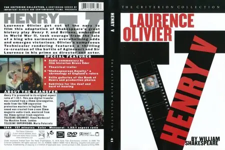 Olivier's Shakespeare (The Criterion Collection) [3 DVD9s & 1 DVD5]