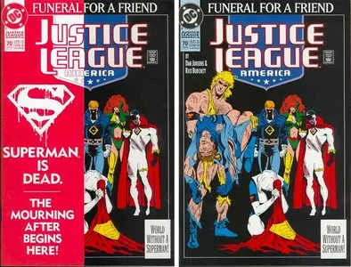 The Funeral of Superman #1 - Justice League America N° 70
