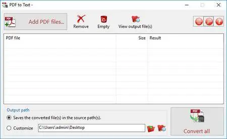 PDF to Text 10.0 Build 051 Multilingual
