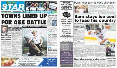 Shropshire Star Shrewsbury Edition – April 04, 2018