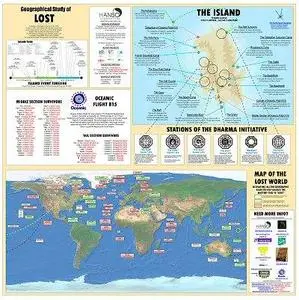 Lost TV Serie High Resolution Map