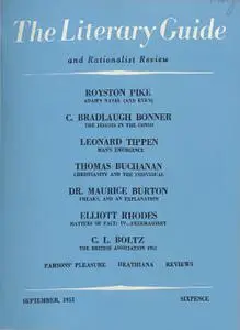 New Humanist - The Literary Guide, September 1951
