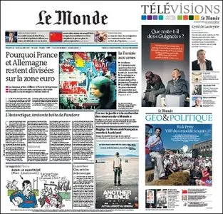 Le Monde - 23 & 24 October 2011 (+ Supplements)