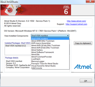 Atmel Studio 6.2 SP1