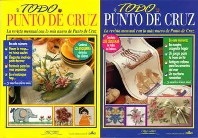 Cross-stitch magazine Todo Punto De Cruz NN 115 and 117