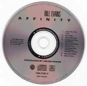 Bill Evans & Toots Thielemans - Affinity (1978) {Warner 7599-27387-2 rel 1989}