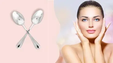 Spoon Facial Massage for Face Lifting and Anti-Aging