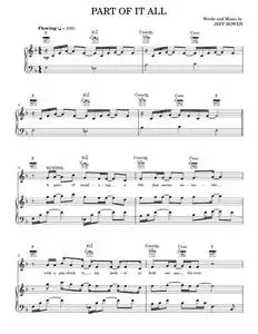 Part Of It All - Jeff Bowen, title of show Musical (Piano-Vocal-Guitar)
