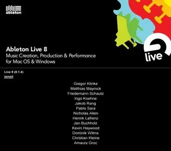 Ableton Live 8.1.4 Update Only