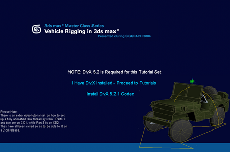 3DS Max Master Class Series 3 - Vehicle Rigging 