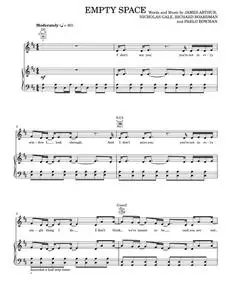 Empty space - James Arthur (Piano-Vocal-Guitar)