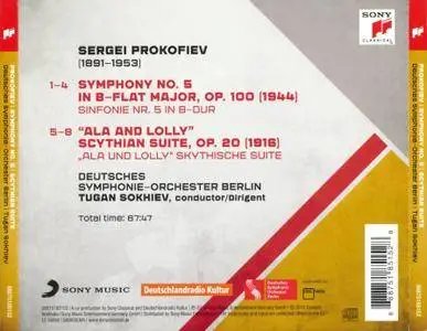 Deutsches Symphonie-Orchester Berlin, Tugan Sokhiev - Sergey Prokofiev: Symphony No. 5; Scythian Suite (2016)