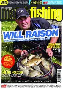 Match Fishing – August 2018