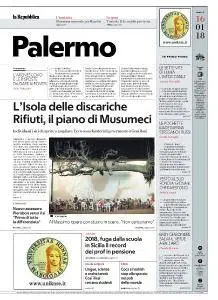 la Repubblica Palermo - 16 Gennaio 2018