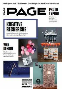 Page Das Magazin der Kreativbranche Juli No 07 2016