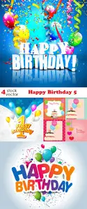 Vectors - Happy Birthday 5