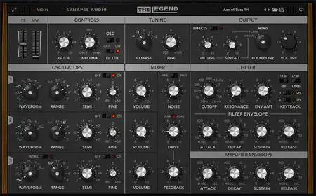 Synapse Audio The Legend v1.3.1 WiN / OSX