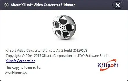 Xilisoft Video Converter Ultimate 7.7.2.20130508