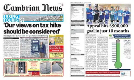 Cambrian News Arfon & Dwyfor – 29 September 2022