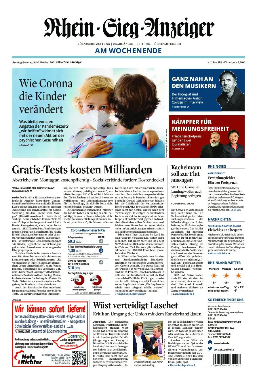 Kölner Stadt-Anzeiger Rhein-Sieg-Kreis – 09. Oktober 2021