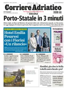 Corriere Adriatico Ancona - 5 Aprile 2025