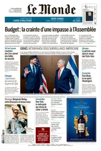 Le Monde du Vendredi 24 Octobre 2025