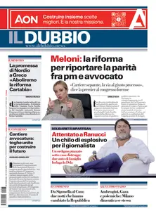 Il Dubbio - 18 Ottobre 2025