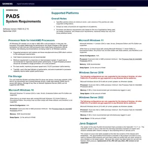 Siemens PADS Standard Plus VX.2.15