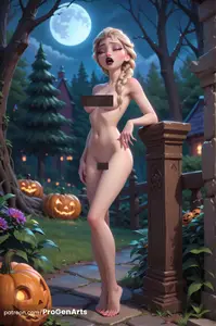 Elsa - Halloween 02 (AI Generated)