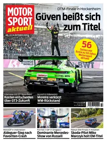 Motorsport aktuell - 7 Oktober 2025