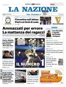 La Nazione Pisa Pontedera - 3 Novembre 2025
