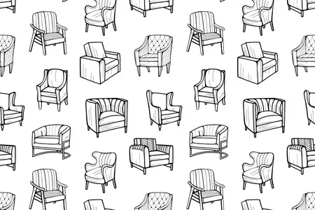 EE - Armchairs Sofas and Chairs Pattern 39HQZMC