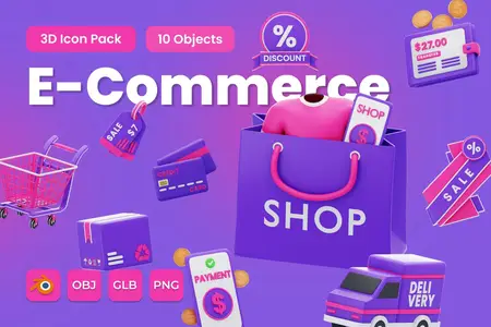 EE - 3D E-Commerce Illustration VN357J6