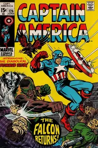 Captain America 126 (Marvel 1970) (c2c) (chums