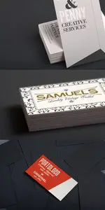 Realistic Business Card Mockup Vol 5 PSD