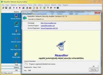 Nsauditor Network Security Auditor 2.8.7.0