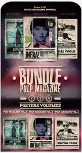 GraphicRiver Pulp Magazine Bundle