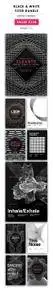 Black & White Poster / Flyer Bundle 20313904