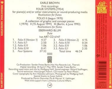 Earle Brown - Four Systems (1994)