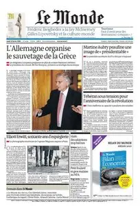 Le Monde du Jeudi 11 février 2010