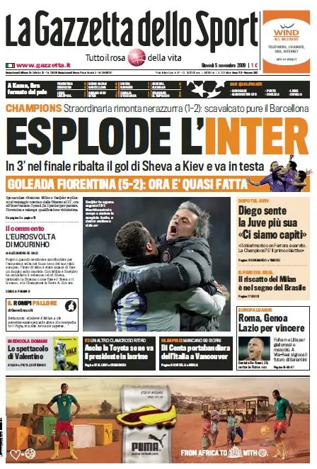 La Gazzetta dello Sport (05-11-09)